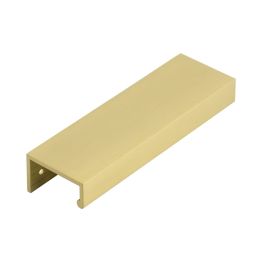 Burlington 150mm Satin Brass Angled Edge Pull - By Frelan Hardware - BUR911SB