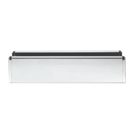 Sleeved Letter Plate - Bright Stainless Steel