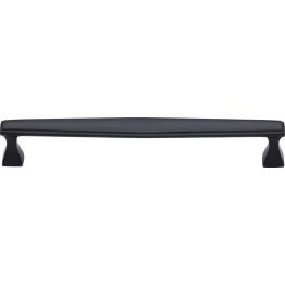 Heritage Brass Cabinet Pull Deco Design 203mm CTC Matt Black Finish