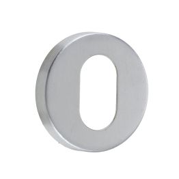 Stainless Steel Oval Profile Escutcheons Grade 201 52x8mm Satin Stainless Steel - By Frelan Hardware - JSS27