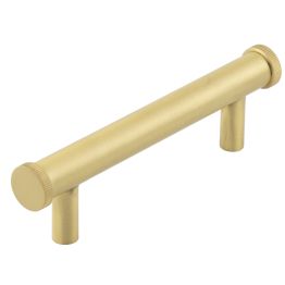 Hoxton Thaxted Cabinet Handles 96mm Ctrs Satin Brass - By Frelan Hardware - HOX250SB
