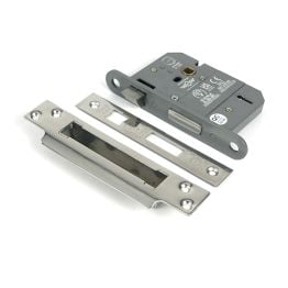 Polished Chrome 3" 5 Lever BS Sash Lock