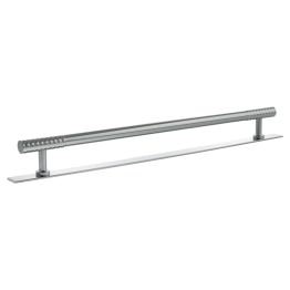 Millhouse Brass Chrysler Diamond T-Bar Cabinet Pull Handle on Backplate 320mm - Polished Chrome