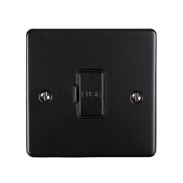 Eurolite Enhance Decorative Unswitched Fuse Spur Matt Black