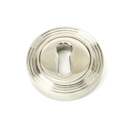 Polished Nickel Round Escutcheon (Beehive)