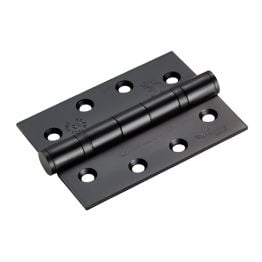 Grade 13 Ball Bearing P Hinge Square - Matt Black (Pair)