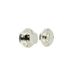Burlington Turns & Releases Inner 3 No Rose Polished Nickel - By Frelan Hardware - BUR81PN