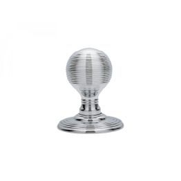 Delamain Reeded Knob - Polished Chrome