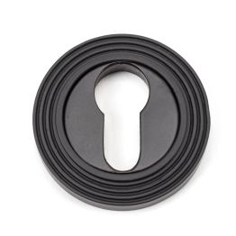 Aged Bronze Round Euro Escutcheon (Beehive)