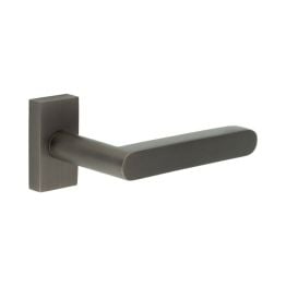 CR-101 Dark Bronze Multi Point Rectangular Rose Door Handle - By Frelan Hardware - CR-101D4DB