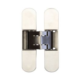 Ghost 140mm 3D Concealed Hinge Silver - By Frelan Hardware - CH60SIL