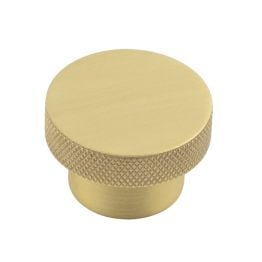 Wenlock Cupboard Knobs 40mm Satin Brass - By Frelan Hardware - HOX140SB