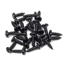 Black 8x½" Round Head Screws (25)