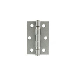 Atlantic Ball Bearing Hinges 3" x 2" x 2mm - Satin Chrome (Pair)