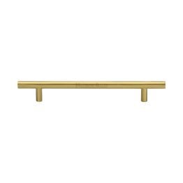 Heritage Brass Cabinet Pull Bar Design 160mm CTC Satin Brass Finish
