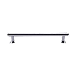 Heritage Brass Cabinet Pull Step Design with 16mm Rose 160mm CTC Polished Chrome finish