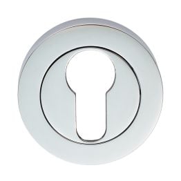 Euro Profile Escutcheon - Polished Chrome