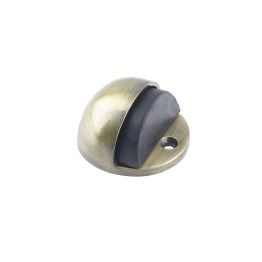 Jedo Oval Floor Mounted Door Stop 46x26mm Antique Brass - By Frelan Hardware - JV86AB