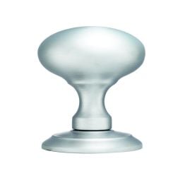 Ice Large Mortice Knob - Satin Chrome