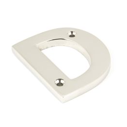 Polished Nickel Letter D