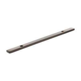 Millhouse Brass Long Narrow Cabinet Handle Backplate 128mm - Urban Dark Bronze