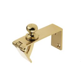 Jedo Counter Flap Catch 80x38mm Polished Brass - By Frelan Hardware - JV73PB