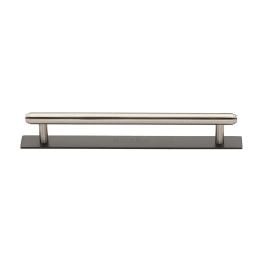 Heritage Brass Cabinet Pull Step Design with Plate 160mm CTC Matt Bronze/Satin Nickel Finish