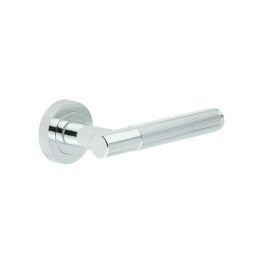 Venice Polished Chrome Lever on rose - By Frelan Hardware - JV852PC