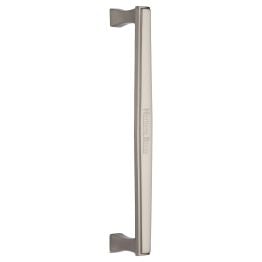 Heritage Brass Door Pull Handle Deco Design 305mm Satin Nickel Finish