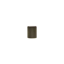 Millhouse Brass Eiffel Knurled Cylinder Cabinet Knob Handle - Antique Brass