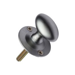 Heritage Brass Oval Thumbturn w/o Bolt Satin Chrome finish