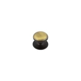Jedo Traditional Cupboard Knobs 32mm Antique Brass - By Frelan Hardware - JV47BAB