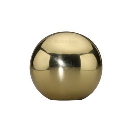 Heritage Brass Cabinet Knob Globe Design 25mm Polished Brass finish