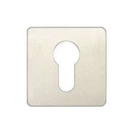 Square Euro Profile Escutcheon Grade 304 - By Frelan Hardware - JSS11