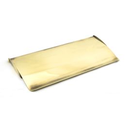 Aged Brass Small Letter Plate Cover