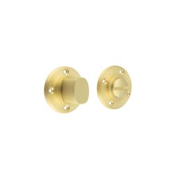 Burlington Turns & Releases Inner 3 No Rose Satin Brass - By Frelan Hardware - BUR81SB