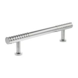 Millhouse Brass Chrysler Diamond T-Bar Cabinet Pull Handle 128mm - Polished Chrome
