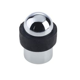 Jedo Dome Topped Floor Mounted Door Stop 48x28mm Polished Chrome - By Frelan Hardware - JV9560PC