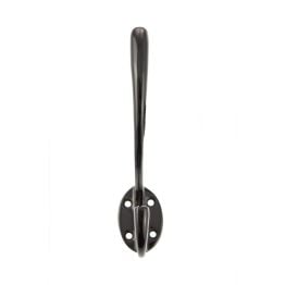 Atlantic Traditional Hat & Coat Hook - Black Nickel