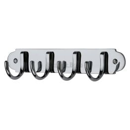 Heritage Brass Coat Hooks on Plate Polished Chrome finish