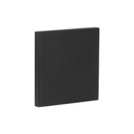 CR-N10 Black Blank Square Rose Escutcheon Cover - By Frelan Hardware - CR-O10MB