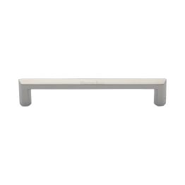 Heritage Brass Cabinet Pull Hex Profile Design 152mm CTC Polished Nickel Finish