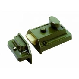 Traditional Rim Cylinder Nightlatch - Green