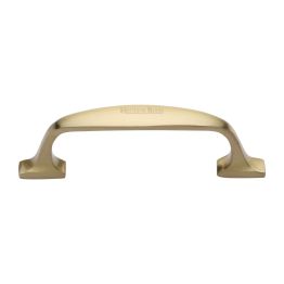 Heritage Brass Cabinet Pull Durham Design 76mm CTC Satin Brass Finish