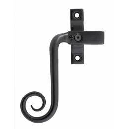 Curl Casement Fastener (Left Hand) - Flat Black