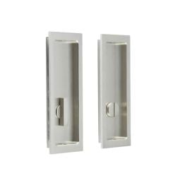 Burlington Rectangular Turn & Release Satin Nickel - By Frelan Hardware - BUR226SN
