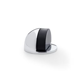 Alexander & Wilks - Shield Floor Mounted Door Stop - Polished Chrome