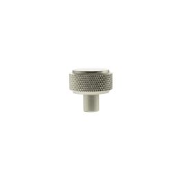 Millhouse Brass Eiffel Knurled Round Cabinet Knob Handle - Satin Nickel