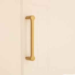 Tulip Pull Handle 165mm Satin Brass