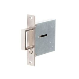 Jedo Sliding Door Edge Pull Satin Stainless Steel - By Frelan Hardware - JV820SSS